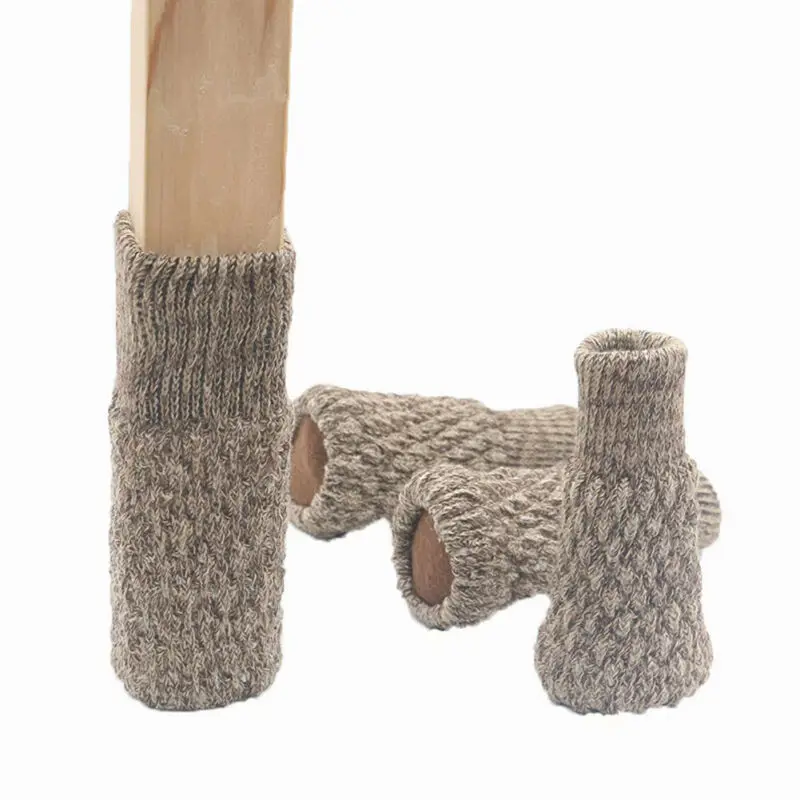 Домашний однотонный стиль 5 см * 8 4x прекрасный Настольный стул ножка вязаный шарф