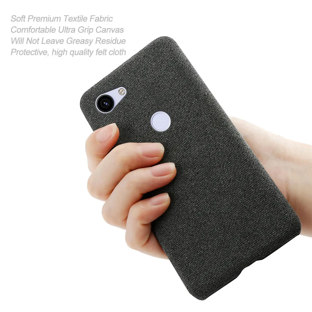 Anti-slip Ultra Thin Fabric Cloth Case For Google Pixel 3a XL Anti-Drop Phone Bag Cover 3A / |