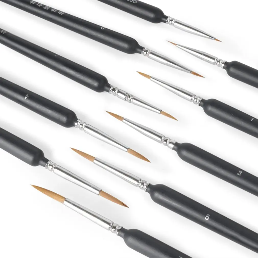 

Hook Line Pen Brush Practical Art Painting Stroke Wolf Hao Hook Line Pen Nylon Art Liner Drawing For Acrylic Watercolor Painting