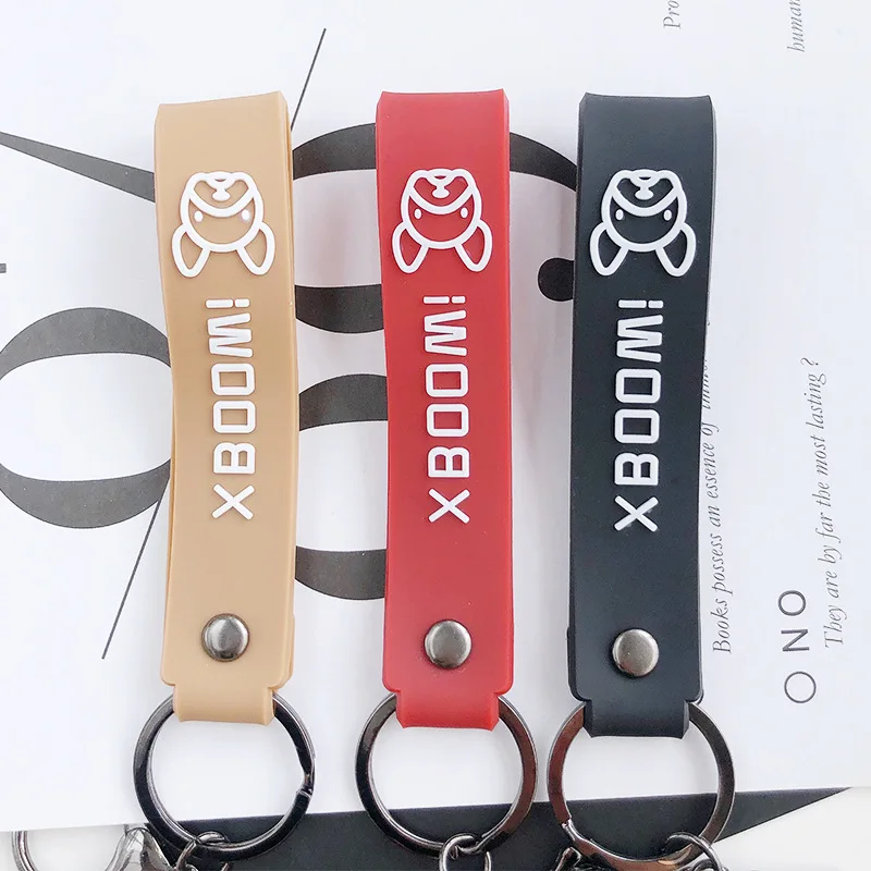 Cute Bulldog Key Chain 6 Colors Resin Creative Car Ring Women Bag Pendant Bt21 Keychain with Free Silicone Hand Strap | Игрушки и хобби