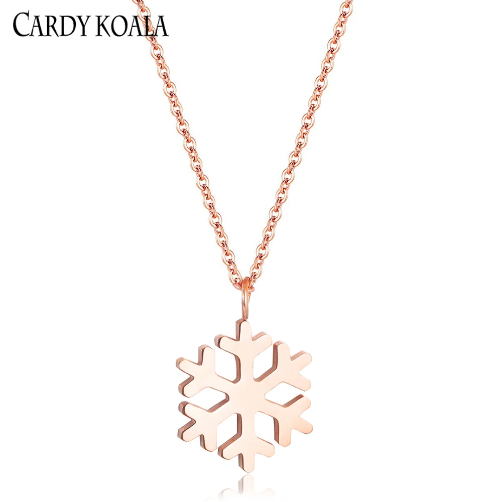 Cardy коала Titanium стали цвета розового золота снежинка Темперамент гавани стиль