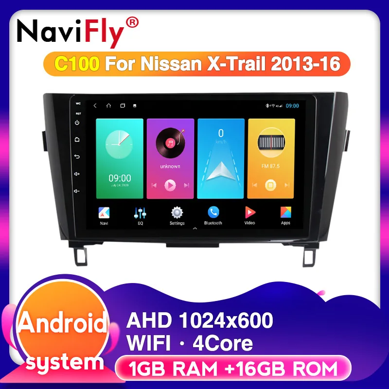 Автомобильная Мультимедийная навигация Android 10 Авторадио плеер для Nissan Qashqai J11 T31 J10