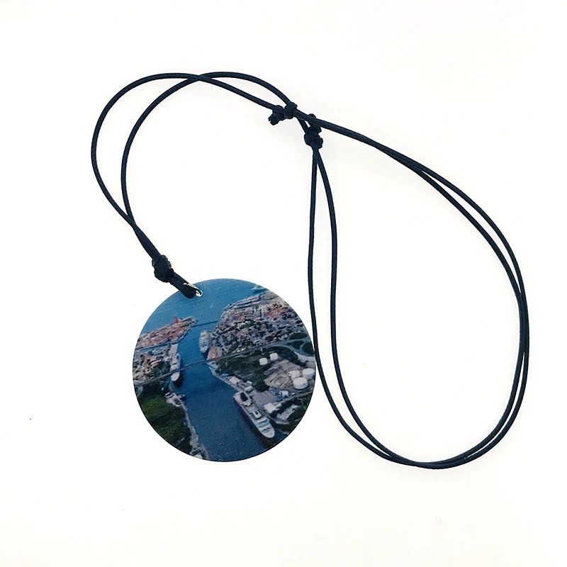 C Девушка деревянная подвеска ожерелье Модные женские ювелирные изделия