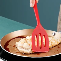 long handle silicone shovel bbq steak kitchenware high temperature spatula cooking tools practical gadget kitchen accessories