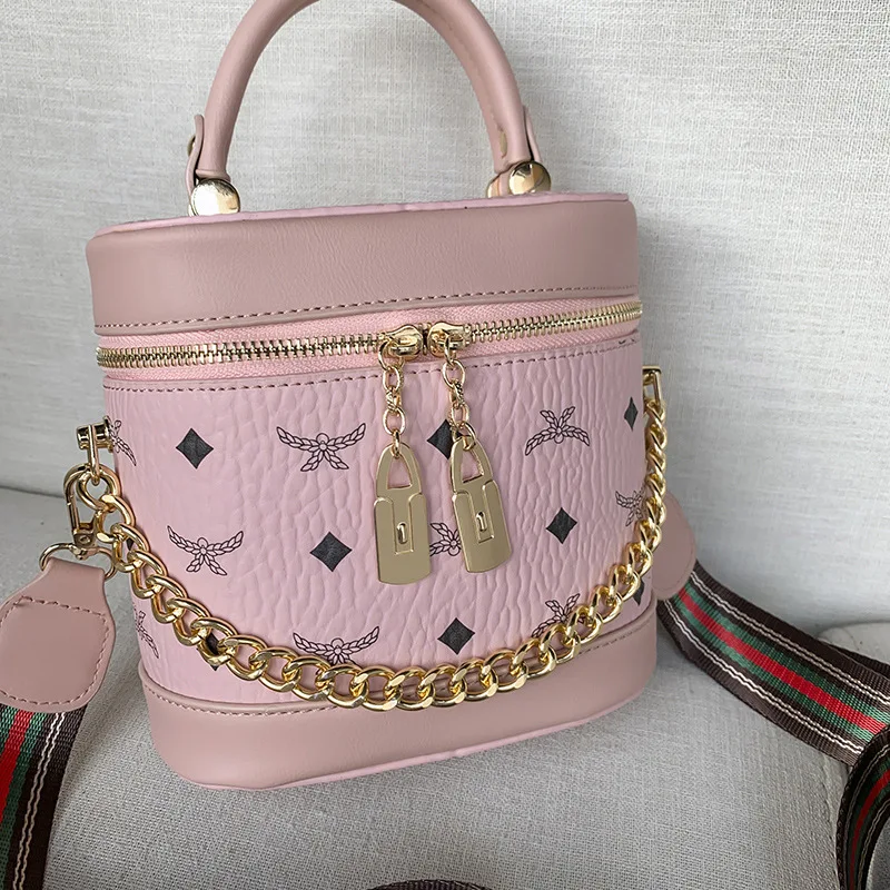 

2020 New Trend Fashion Small Round Bag Versatile Single Shoulder Bag Bucket Bag