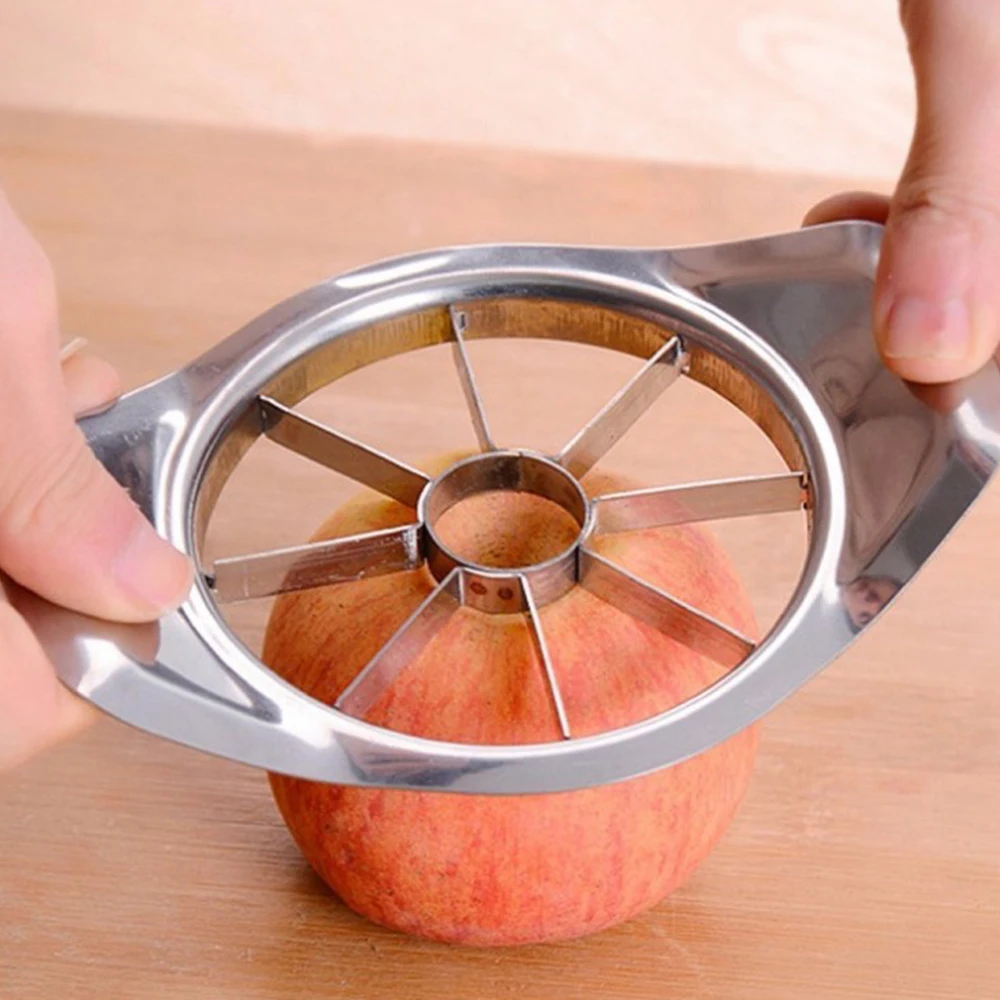 

New Stainless Steel Fruit Apple Pear Easy Cut Slicer Cutter Corer Divider Peeler cut fruit Multi-function Easy Clean