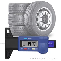digital tyre depth gauge 0 25 4mm tire tread depth tester with lcd display tread brake pad shoe tire monitoring system