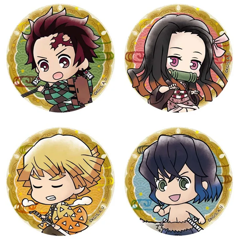 Аниме Demon Slayer: Kimetsu no Yaiba Kamado Tanjirou значок для косплея Мультяшные рюкзаки Кнопка