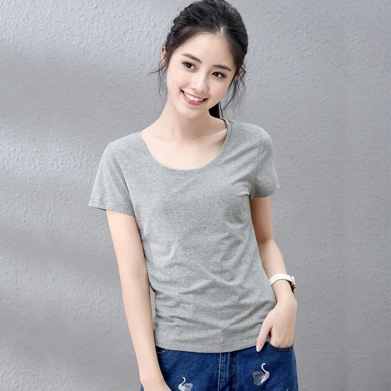 

2020 Women Short black Sleeve lvory Shirt Top Garment