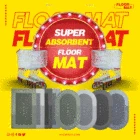 Супервпитывающий напольный коврик, нескользящий Быстросохнущий ковер для дверей, ванной, спальни, входа в кухню, дома