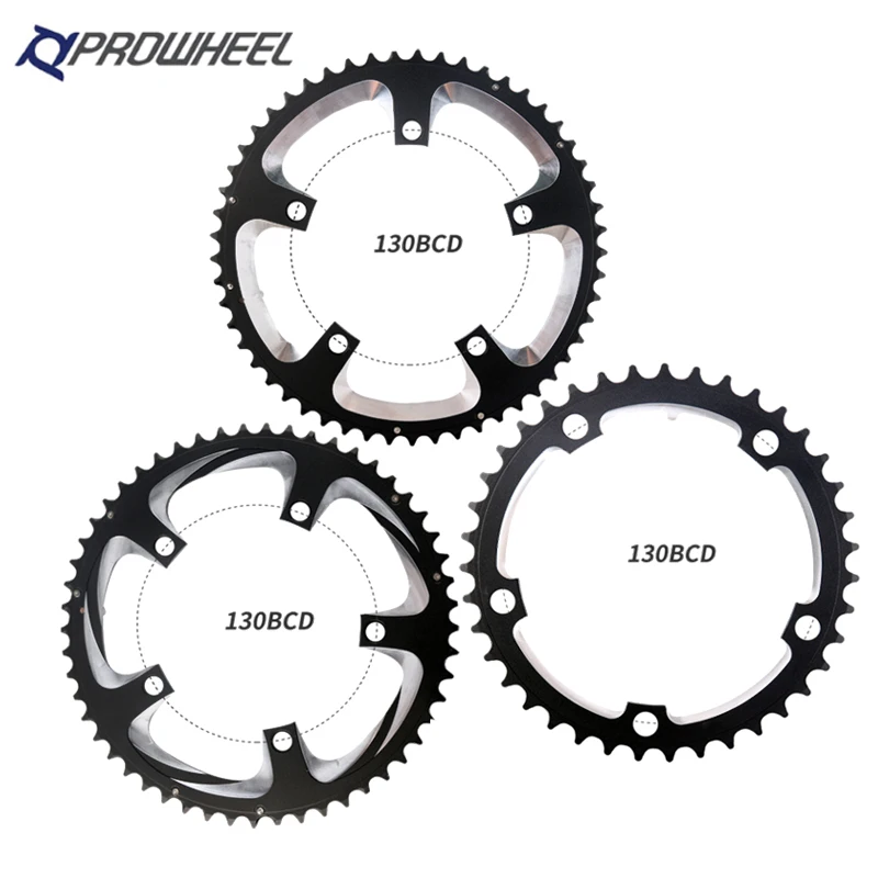 Велосипедная цепь Prowheel 130 BCD складная для дорожного велосипеда 39/53T высокопрочная