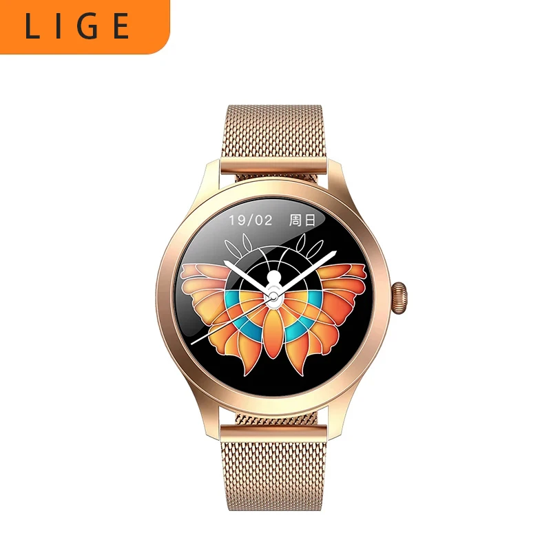 LIGE2020 режим смарт часы Uhr Luxuriöse frauen Uhren чехол для телефона на руку Blutdruck будь