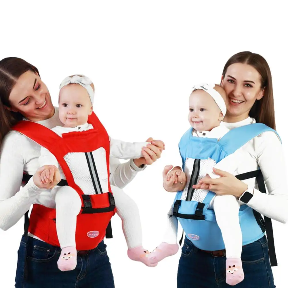 

Baby Carrier Multifunctional Baby Supplies With Lumbar Support Breathable Double Shoulder Front Hold Baby Waist Stool Maternal