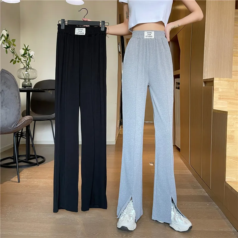 Cheap wholesale 2021 spring summer autumn new fashion casual Popular long women Pants woman female OL wide leg pants Vy0419