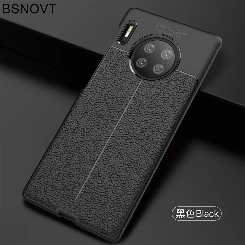 

For Huawei Mate 30 Pro Case Soft TPU Silicone Leather Anti-knock Case For Huawei Mate 30 Pro Cover For Huawei Mate 30 Pro BSNOVT