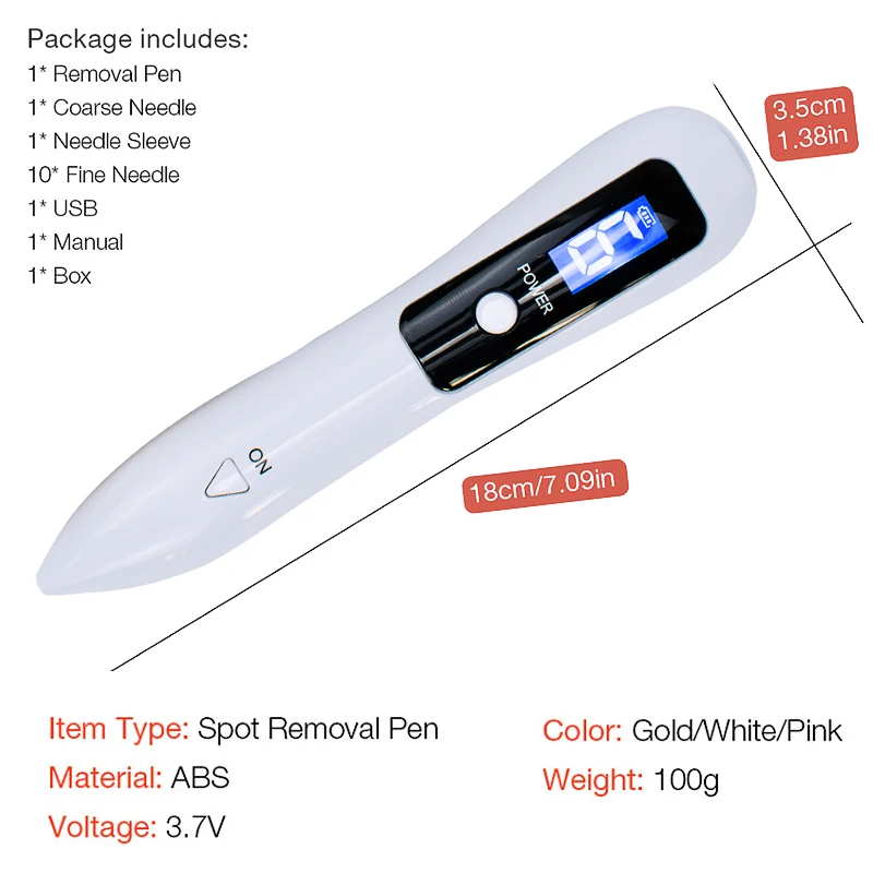 Ручка для удаления пятен уход за кожей лица Инструменты Уход волосами лазерная