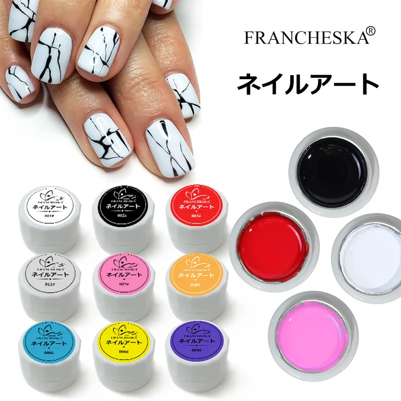 

5ml Painting Nails Gel Polish High Thick Gold Silver Metallic Creat Drawing Nail Art Beauty Salon Supplies Lacquer Glue Polish