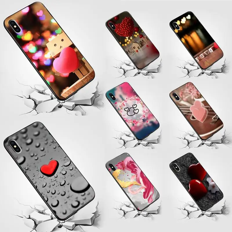 

Love The Heart Phone Case for Huawei P9 P10 P20 P30 40 plus pro lite SMART2019 SMART2020 fundas