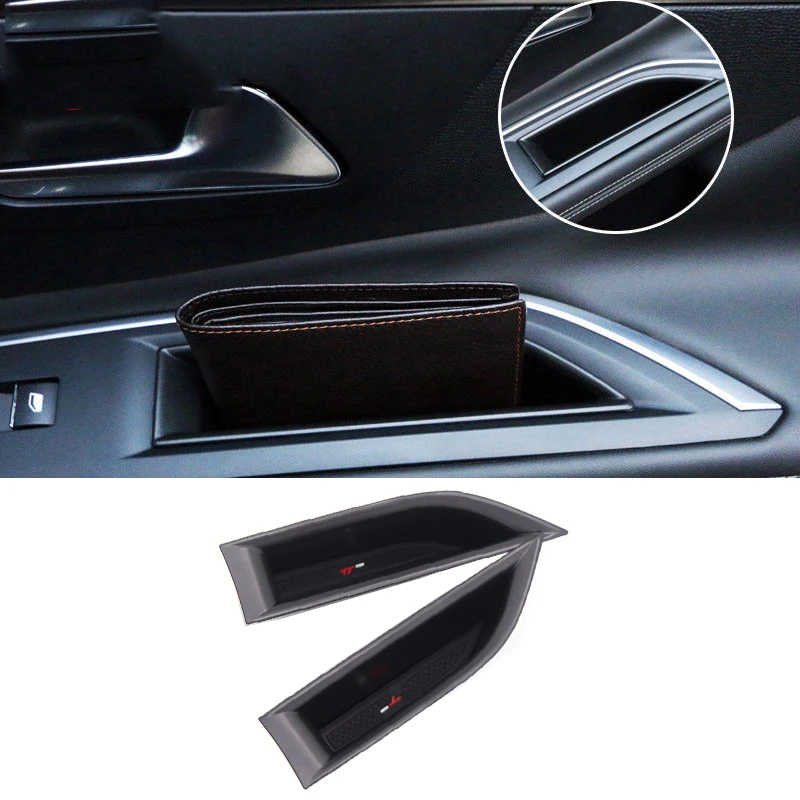 

2PCS Accessories for Peugeot 3008 3008GT 5008 2016-2019 Car Front Inside Door Storage Box Door Handle Container Auto Styling