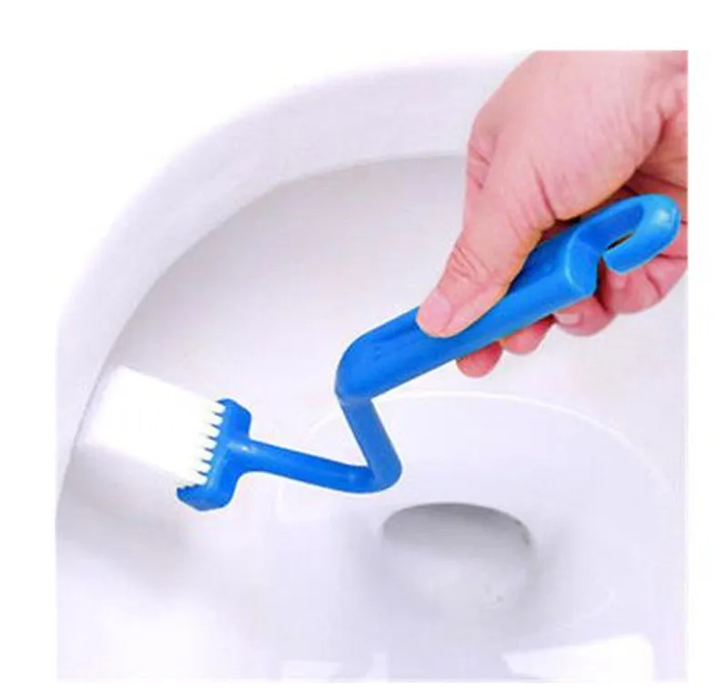 Маленькая Чистящая Щетка для унитаза ванной комнаты угловая оправа очиститель