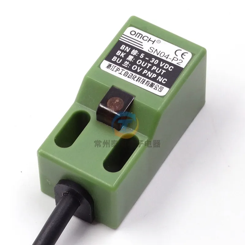 

OMCH sensor square proximity switch SN04-P2 inductor DC three wire PNP normally closed 12V 24V