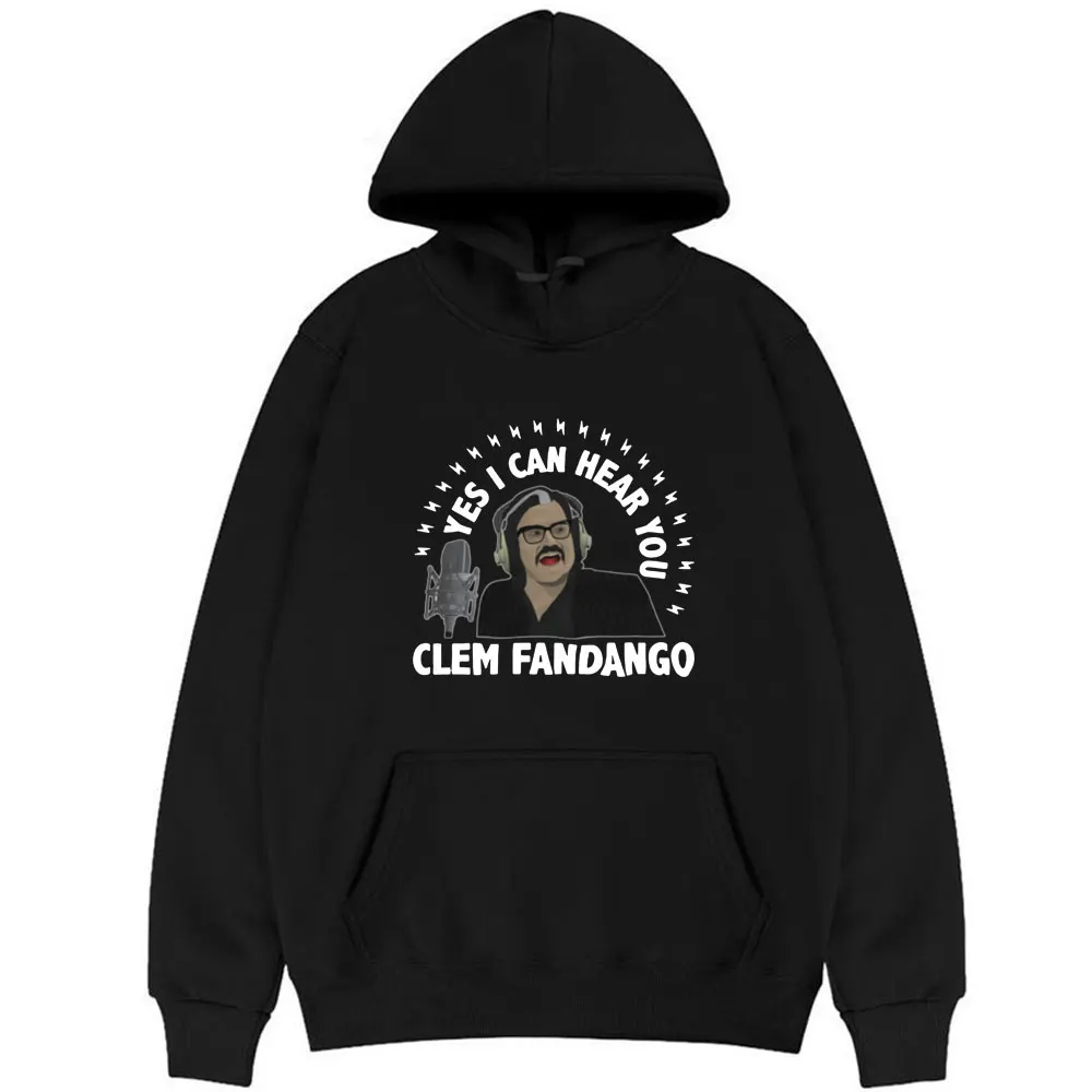 

Yes I Can Hear You Clem Fandango Printing Hoodie Men Women Fashion Brand Hoody All-match Sweatshirt Harajuku Creative Hoodies