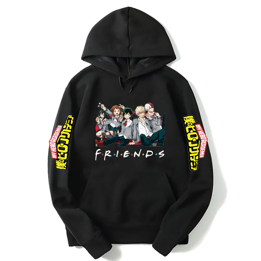 

anime My Hero Academia Print Hoodie Long Sleeve Hooded Sweatshirt for Women