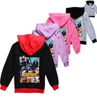 Толстовки Fortnites Детские с капюшоном и принтом из мультфильма Королевская битва, уличная одежда, толстовка с капюшоном для мальчиков и девочек, детская одежда