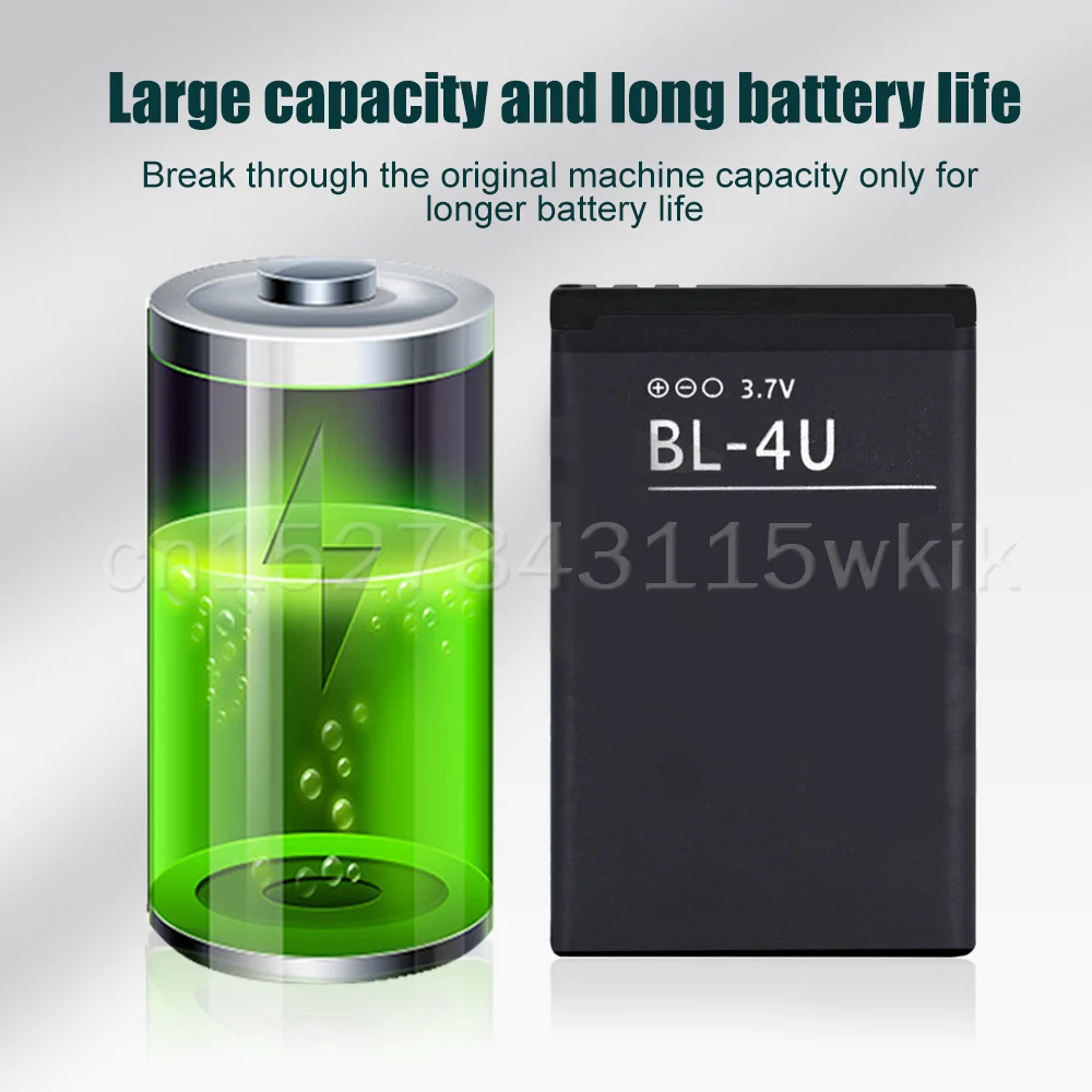 Аккумулятор для телефона BL-4U BL4U BL 4U Nokia 8800 206 515 5250 XpressMusic Arte E75 5330 C5-03 E66 Asha 5730 300 |