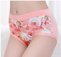 2022 new women panty mid waist breathable trigonometric panties big yard female underwear briefs au0006