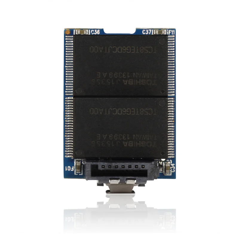 Goldendisk DOM карты памяти 16 Гб MLC Flash Dual Channel 7PIN SATA Disk Moudle II 3 ГБ/сек. для компьютера