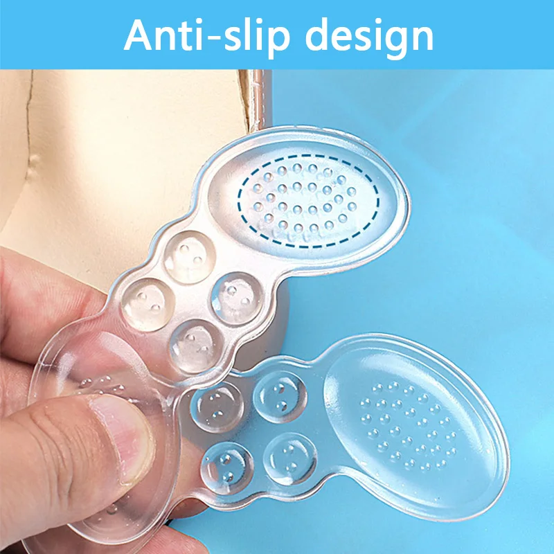 2 шт силиконовый гель Для женщин стельки для обуви на высоком каблуке Мягкая