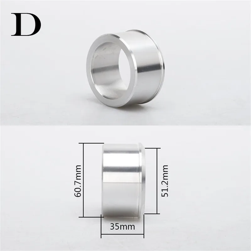 Универсальный Мотоцикл выхлопная труба echappement мотоцикл 60 мм адаптер Коннектор 36