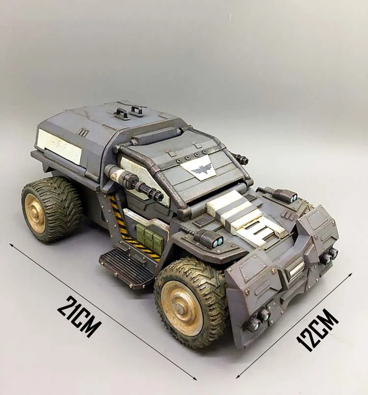 

In Stock Kids Gifts 1/27 Scale 21cm Wild Rhinoceros Scout Assault Vehicle Truck Car Model for Fans Children Gifts