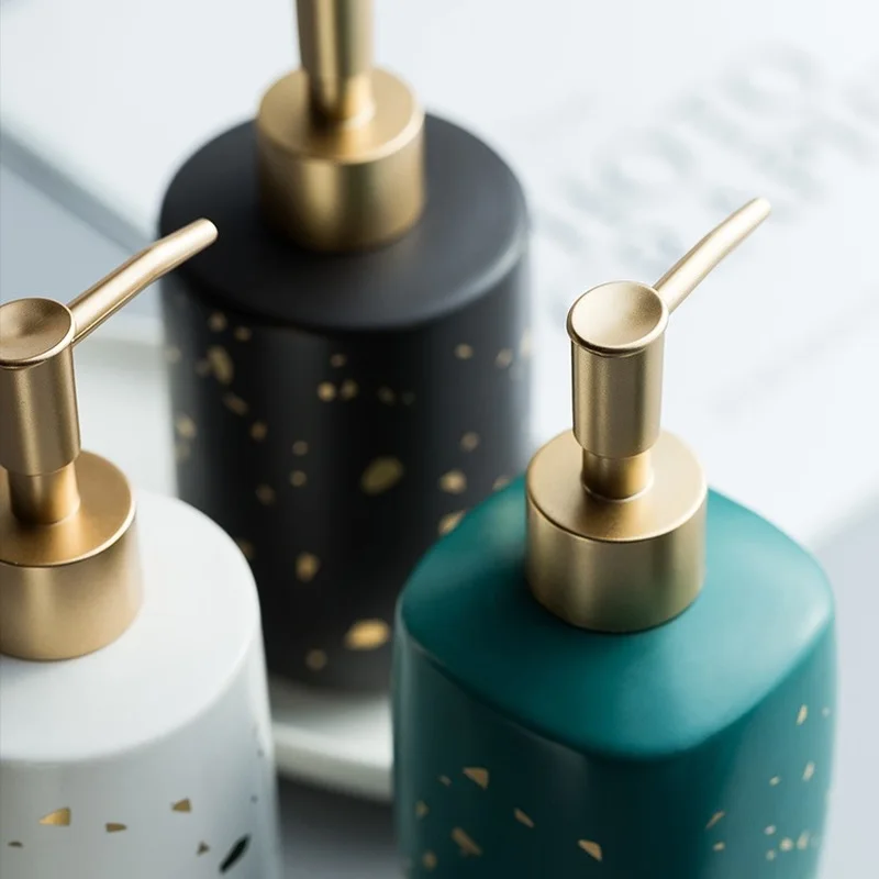 Диспенсер для жидкого мыла с узором из неравномерных фрагментов 380 мл диспенсер