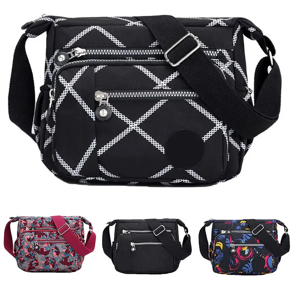 Женская водонепроницаемая нейлоновая сумка через плечо Большая вместительная