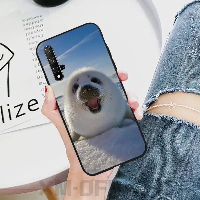 Чехол для телефона LJHYDFCNB белая печать черный мягкий чехол Honor 20 20lite View 7C 8C 7A 8A 10i 20i