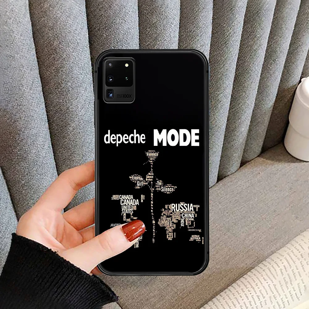 

Depeches Dave Gahan Mode DM Phone case cover for For SamSung Galaxy S Note 7 8 9 10 20 Uitra Plus E Lite black black hoesjes