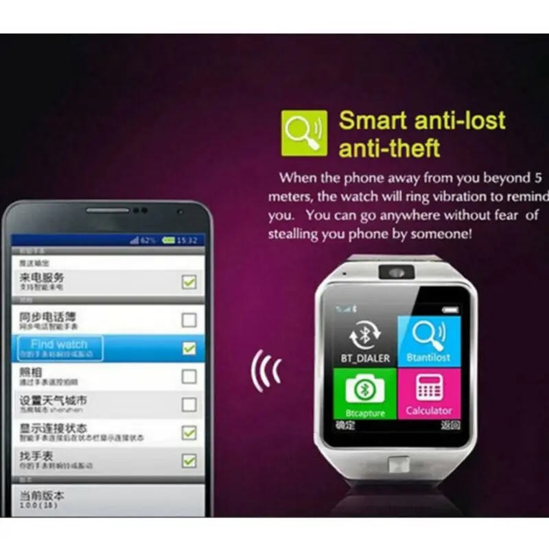 Умные часы LATSET DZ09 Bluetooth камера SIM карта телефон совместим с Android 2019|Смарт-часы| |