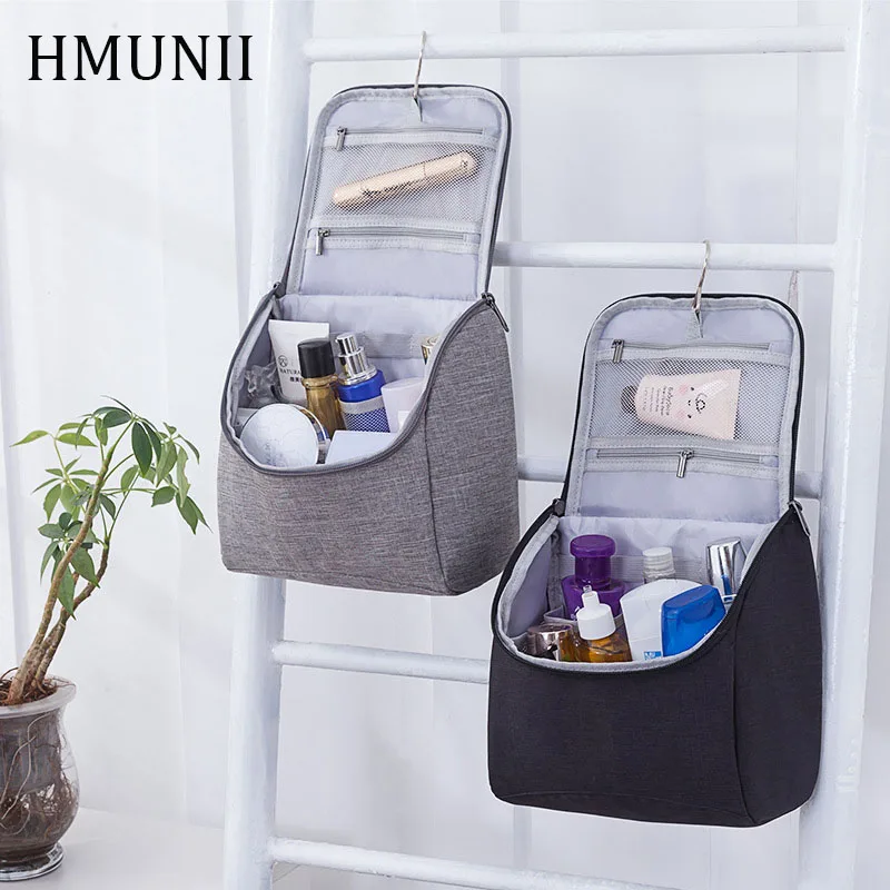 HMUNII катионная тканевая Большая вместительная переносная дорожная сумка для хранения, косметический Органайзер, сумка-тоут, популярные модные аксессуары для путешествий