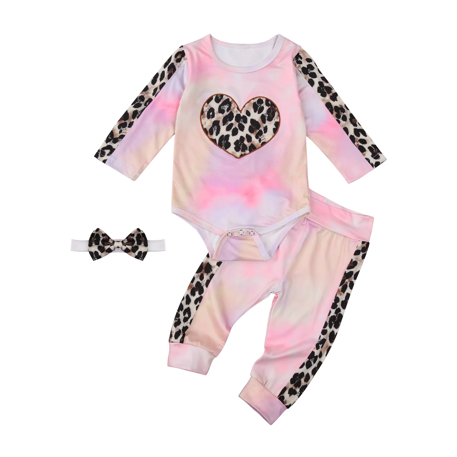 

Младенческой новорожденных праздничное платье для маленьких девочек, комплект из 3 предметов, комплект одежды, костюм с длинным рукавом и и...