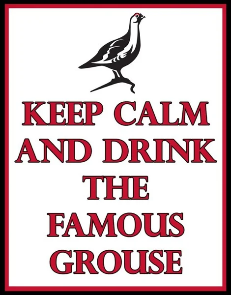 

Металлическая жестяная вывеска с надписью «KEEP CALM AND DRINK»