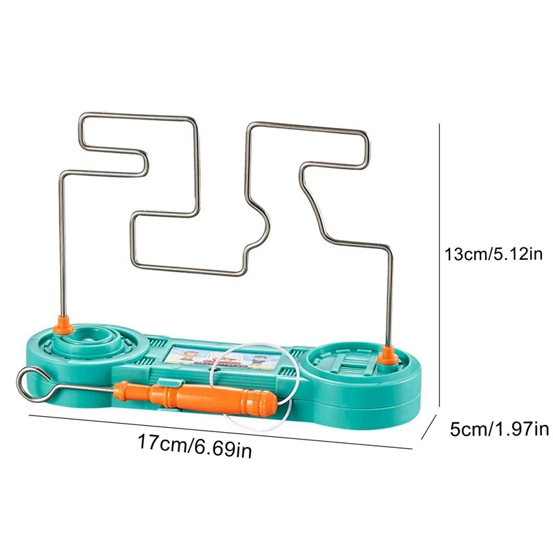 

Bump Maze Toy Electric Dont Buzz the Wire Game Classic Tabletop Puzzle Game Retro Toys for Family Gathering