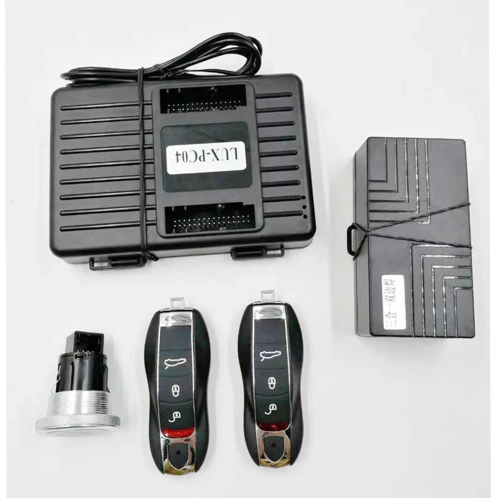 

For Porsche Old Cayenne Year 2006-2010 Add Push Button Start Stop System PKE Keyless Entry System and Remote Start System