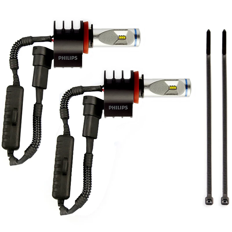 Philips X treme Ultinon светодиодный светильник H8 H11 H16 6000K + 200% более яркий Автомобильные
