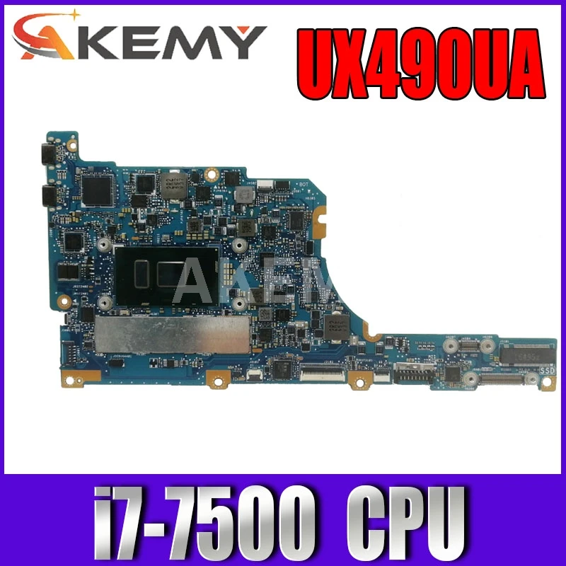 

UX490UA motherboard i7-7500CPU UX490UA laptop Motherboard For ASUS ux490uak ux490ua ux490U UX490 Mainboard UX490CA motherboard