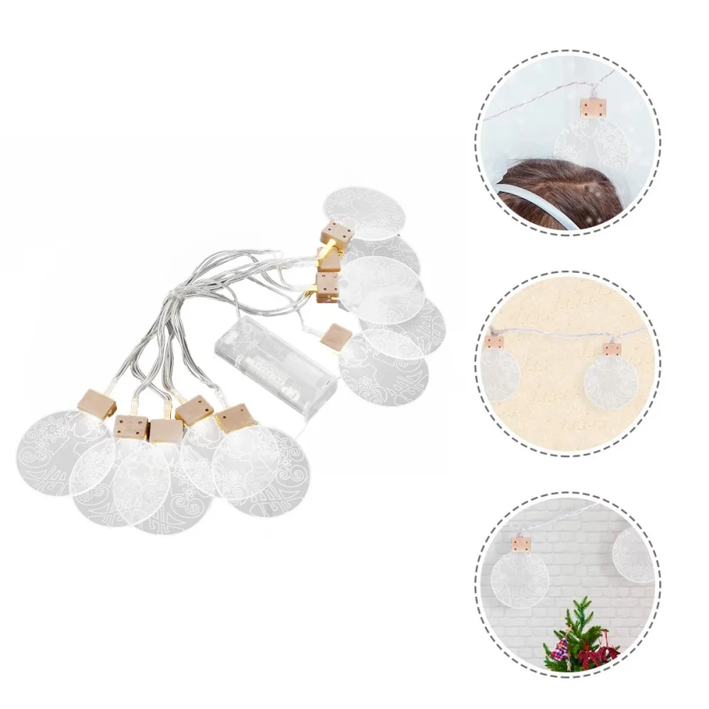 1 шт. Рождественский тематический светильник украшение прочная практичная