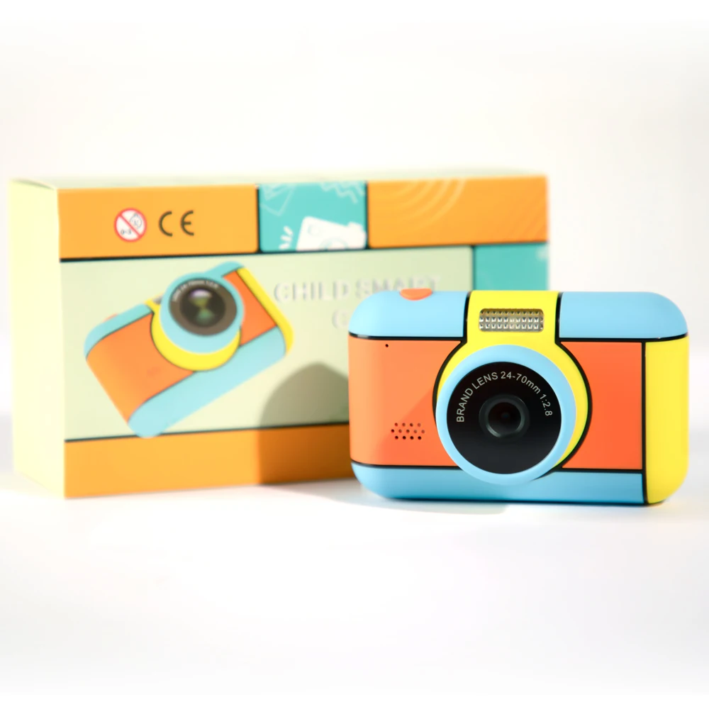 

Children's Mini Camera Mini 2.4 Inch Ful HD Screen Dual Lens Digital Camera Toy Holiday Photo Video Christmas Gift Camera Toy