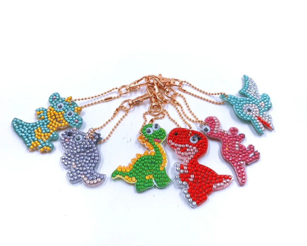 Брелок для ключей набор алмазной вышивки 5/6 шт. | Дом и сад