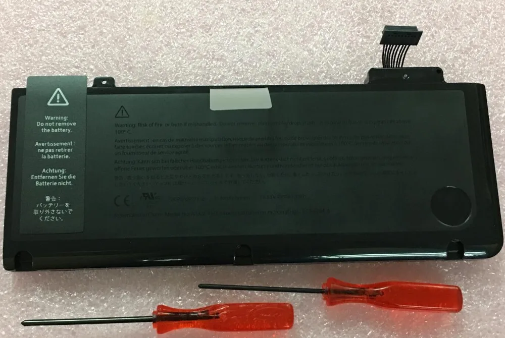 Аккумулятор для ноутбука A1322 APPLE MacBook Pro 13 &quotUnibody A1278 Mid 2009 2010 2011 батарея Бесплатная